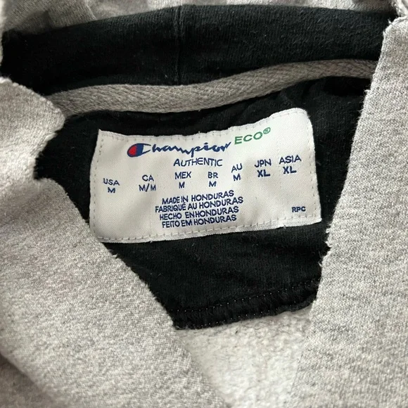 Champion Eco Grey Hoodie - Picture 4 of 5